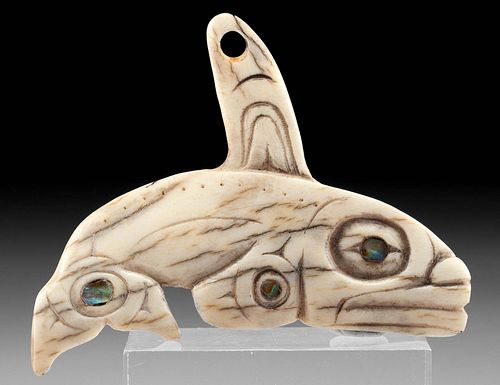 19TH C. TLINGIT / HAIDA BONE