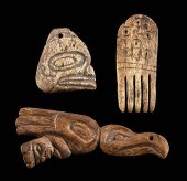 19TH C. TLINGIT / HAIDA BONE A