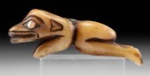 19TH C. TLINGIT / HAIDA HORN &