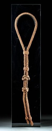 19TH C. TONGAN WOVEN TOHI HOHO