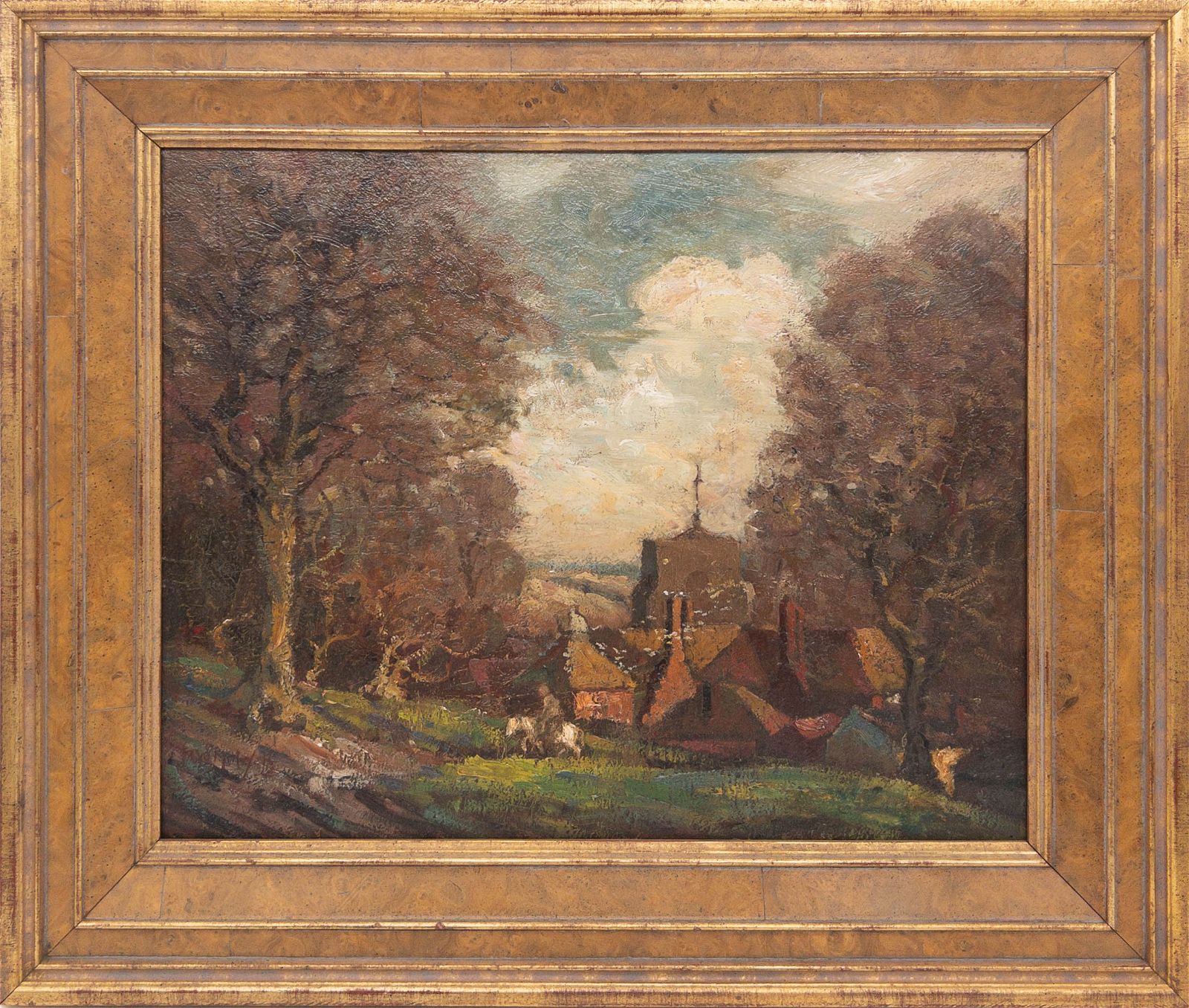 19TH C. TOWNSCAPE, ENGLISH