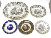 19th C. transferware  large we