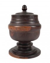 19TH C. TREENWARE LIGNUM VITAE