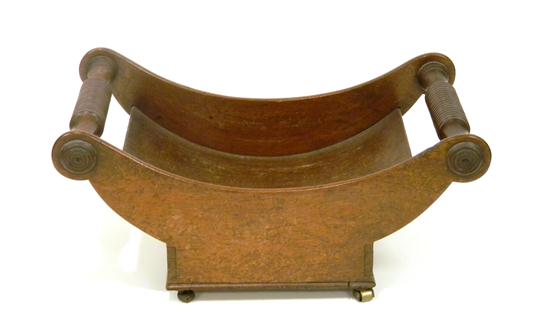 19th C. treenware mahogany cheese