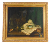 19TH C. TROMPE L'OEIL STILL LI