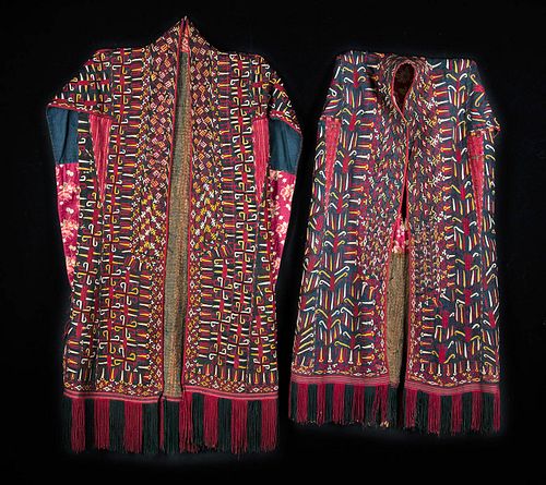 19TH C. TURKOMEN SILK EMBROIDERED