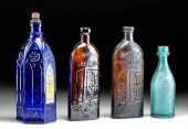 19TH C. US GLASS BOTTLES - CAR