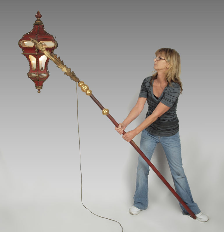 19th C VENETIAN GONDOLA LANTERN: