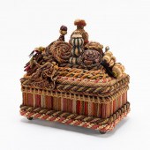 19TH C. VICTORIAN BRAID & TASS