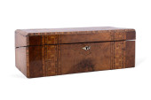 19TH C. VICTORIAN BURL TUNBRID