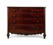 19TH C. VICTORIAN FLAME MAHOGA