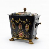 19TH C. VICTORIAN FLORAL PAINT