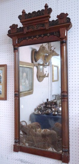 19th c. Victorian mirror. 26'' X 54