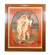 19TH C VIENNA OVAL PORCELAIN P