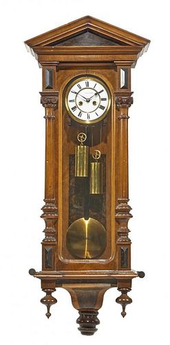 19TH C VIENNA REGULATOR CLOCK