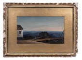 19TH C. VIEW OF BUILDINGS AT P