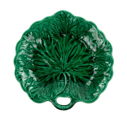 19TH C WEDGWOOD LEAF MAJOLICA
