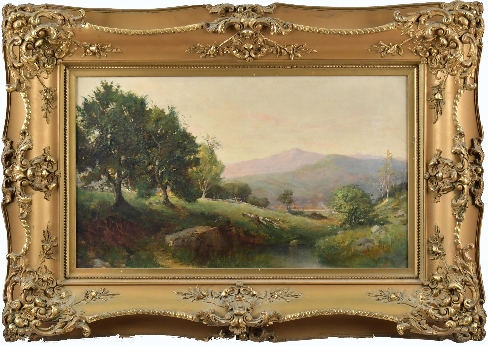 19TH C. WHITE MOUNTAIN SCHOOL