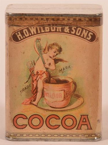 19TH C. WILBURS CHOCOLATE COCOA
