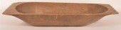 19TH C. WOOD TRENCHER WITH NAT