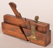 19TH C. WOODEN BLOCK PLANE VAR