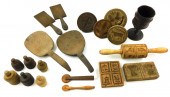 19TH C. WOODEN KITCHEN MOLDS A