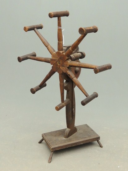 19th c. wool winder. 40'' Ht.