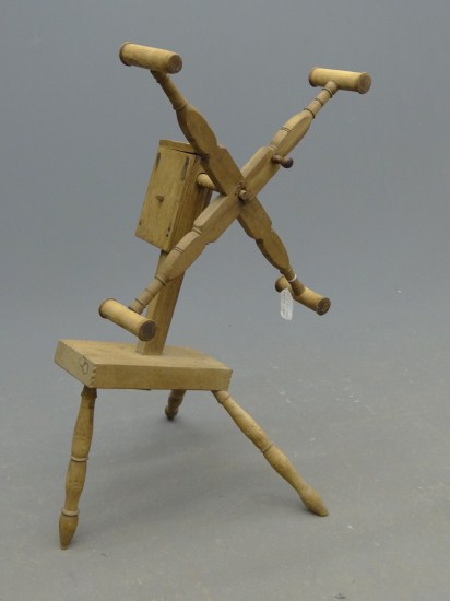 19th c. wool winder. 40'' Ht.