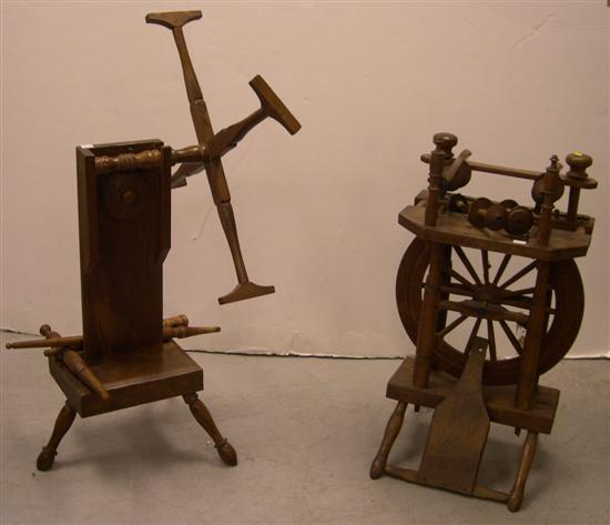 19th C. yarn winder; along with