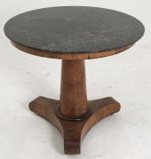 19TH C.EMPIRE STYLE WALNUT M/T