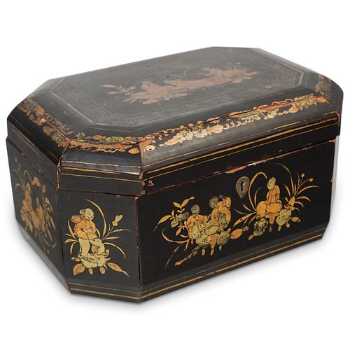 19TH CENT. CHINESE EXPORT LACQUERED