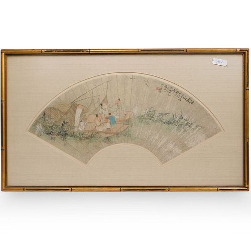 19TH CENT. CHINESE FAN