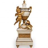 19TH CENT FRENCH MARBLE & ORMO