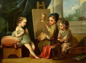 19TH CENT. FRENCH OIL AFTER CH