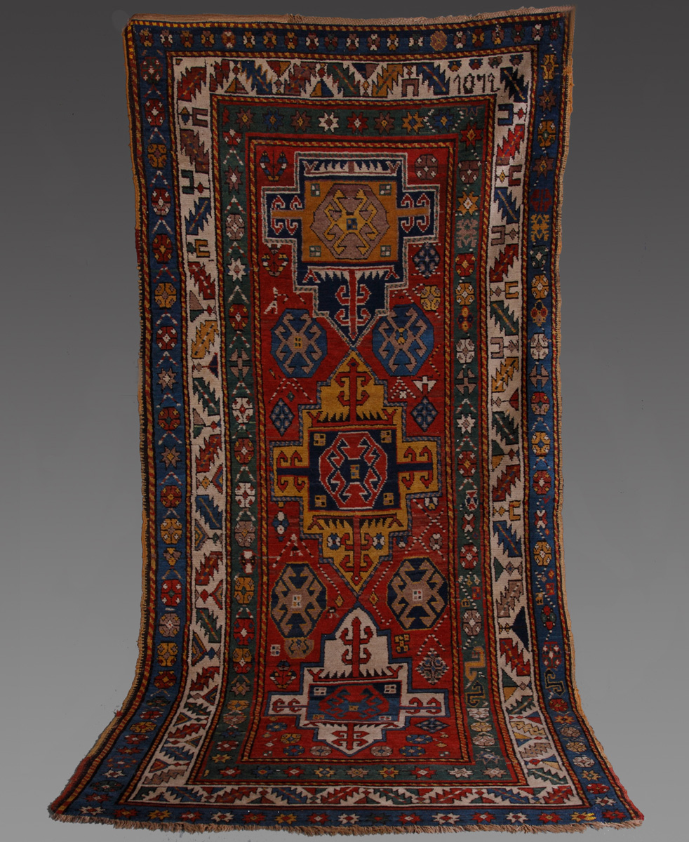 19th Cent. Kazak Oriental Runner