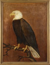 19th cent. O/C of a Perched Ea