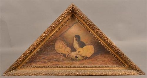 19TH CENT. OIL ON CANVAS PAINTING