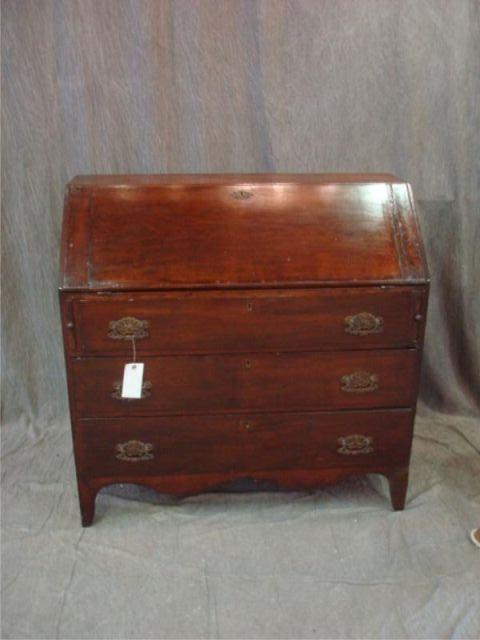 19th Cent Slant Front Desk. From