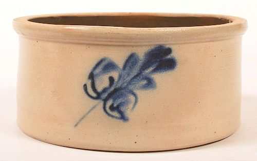 19TH CENT. STONEWARE CAKE CROCK