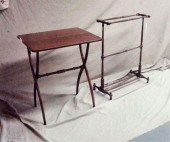 19th Cent Towel Holder togethe