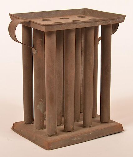 19TH CENTURY 12 TUBE CANDLE