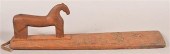 19TH CENTURY 1836 CARVED MANGL