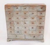 19TH CENTURY 32-DRAWER APOTHEC