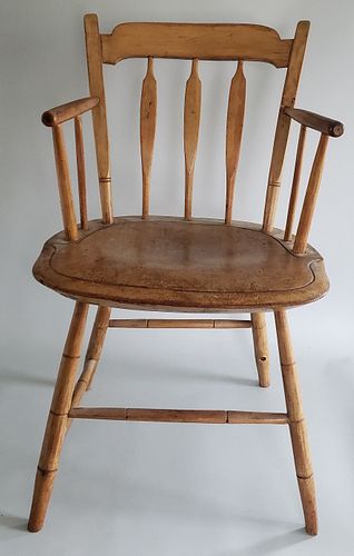 19TH CENTURY AMERICAN ARROW BACK