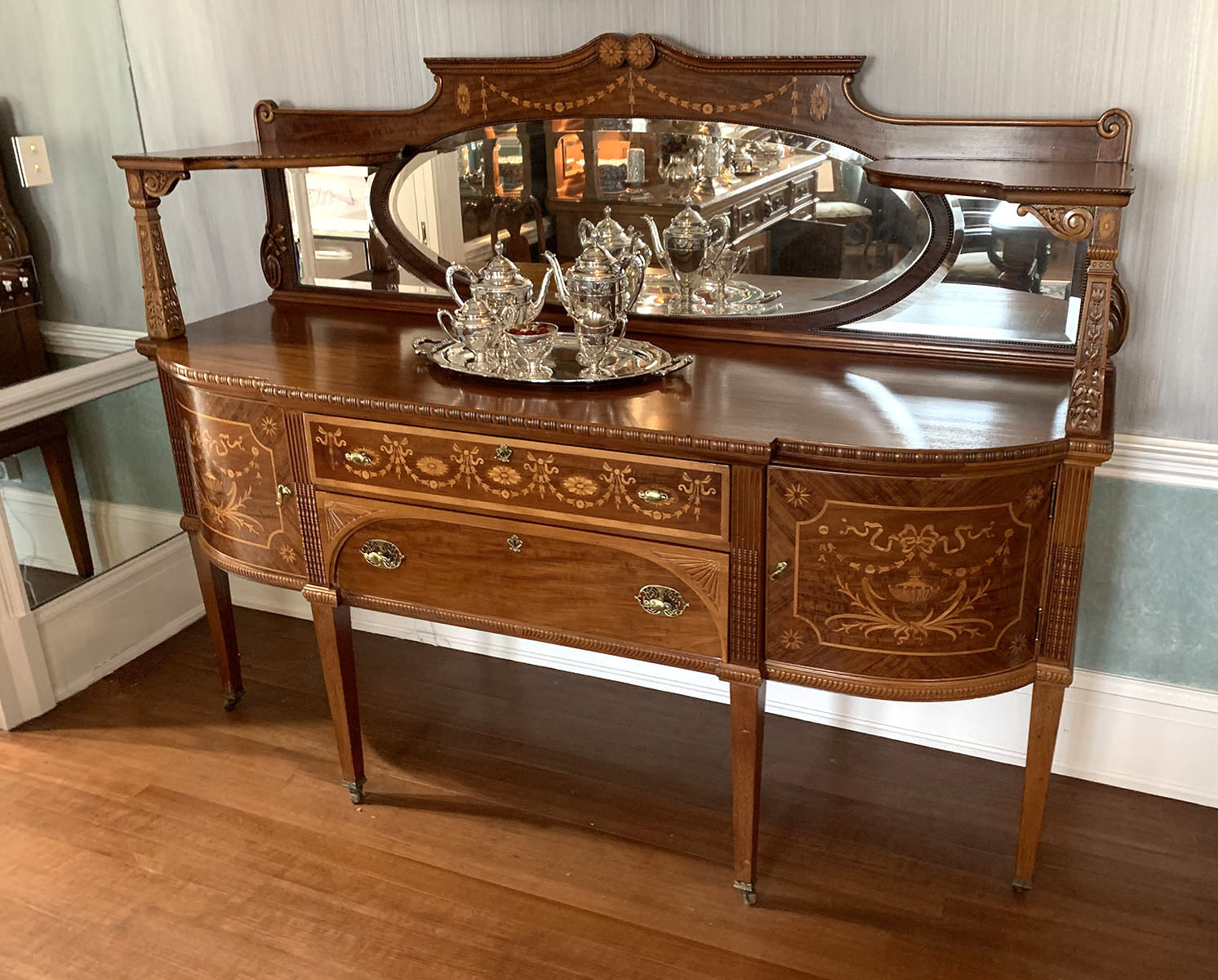 19TH CENTURY AMERICAN MARQUETRY