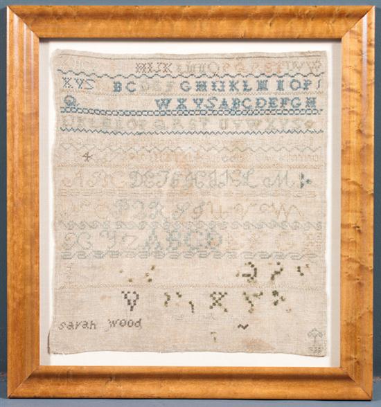 19th century American needlework