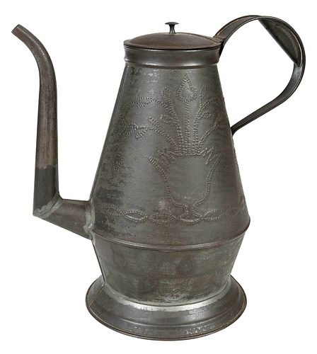 19TH CENTURY AMERICAN PUNCHED TIN