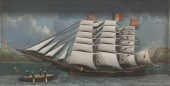 19TH CENTURY AMERICAN SHIP DIO