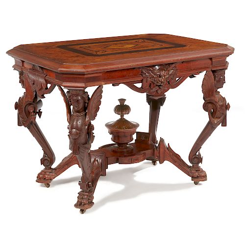 19TH CENTURY AMERICAN WALNUT PARLOR