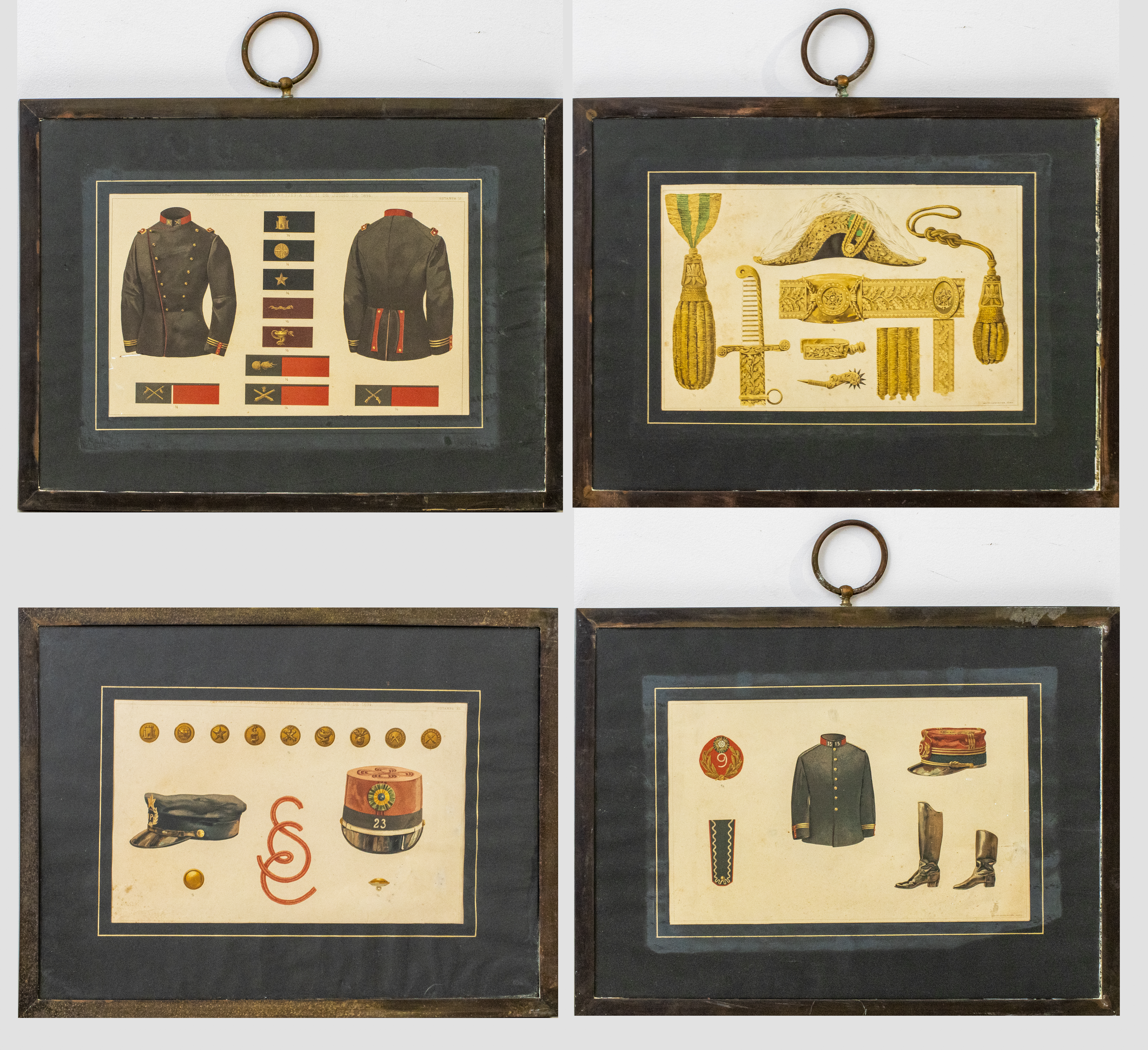 19TH CENTURY ARMY REGALIA